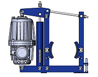 Тормоз колодочный ТКГ